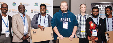 Winners of the Student Cyber-Security Challenge.
